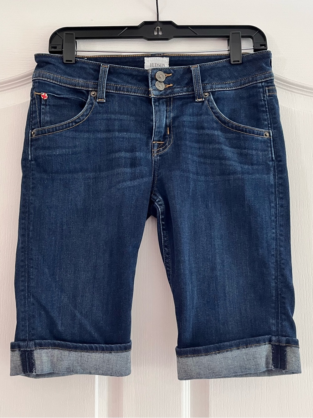 Hudson Palerme cuffed denim shorts 29